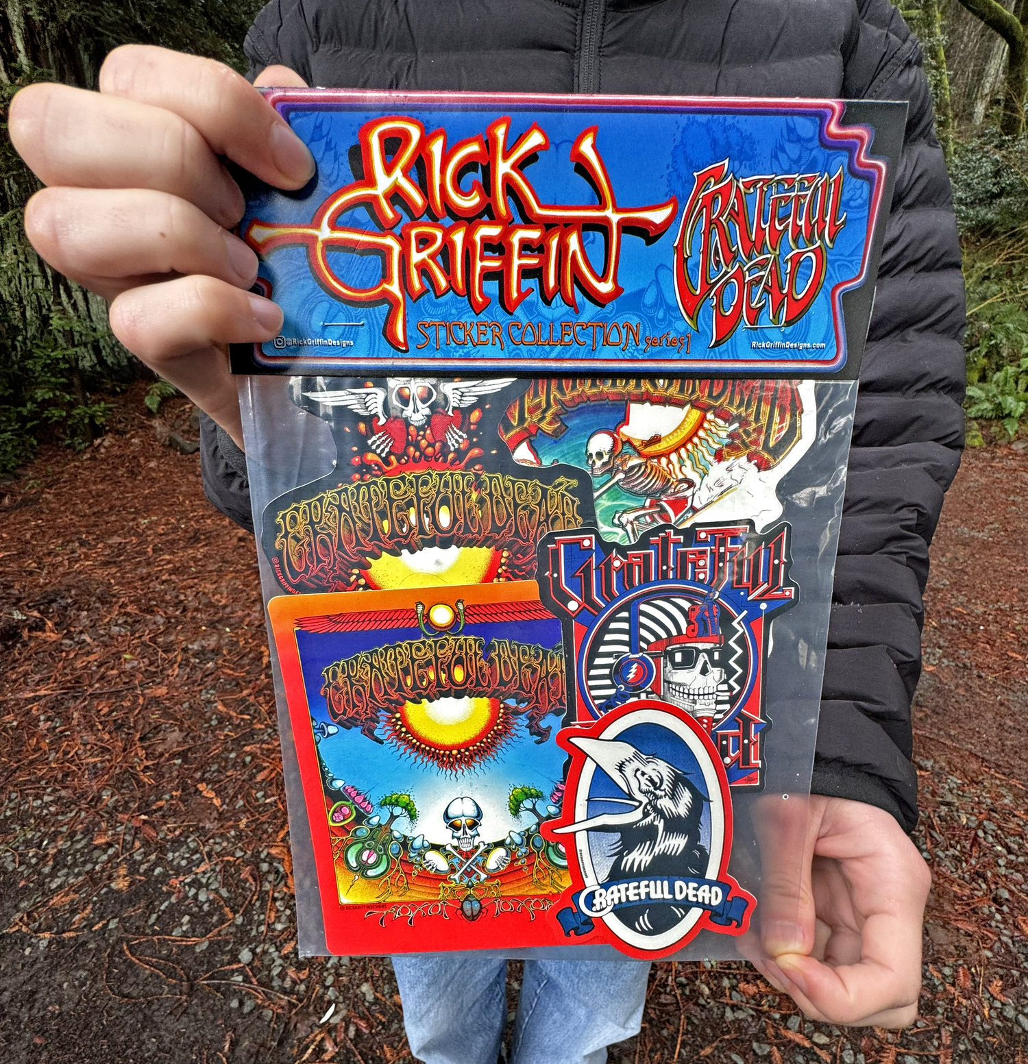 RICK GRIFFIN X GRATEFUL DEAD GIANT STICKER PACKS — Rick Griffin